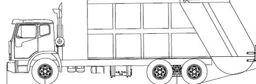 Rear loading collection vehicle